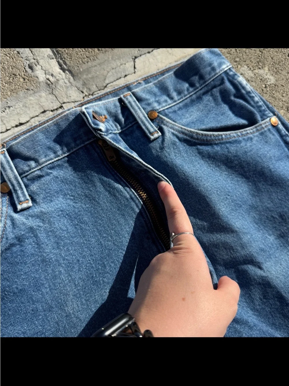 Vintage Wrangler Blue Jeans